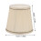 1Pc Durable Cloth Lampshade Beige for Ceiling Pendant Lighting Decor 7