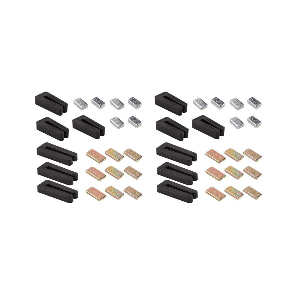 12 Sets Of Ceiling Fan Blade Balancing Kit Fan Weight Balancing Kit Include Self-Adhesive Metal 5G Weight And 3G Weight 4761068252270