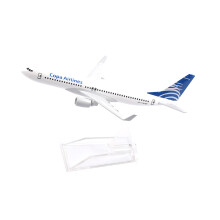 (543)JASON TUTU 16cm Copa Airlines Boeing B737-800 Model Airplane Diecast Metal 1/400 Scale Plane