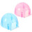 2 unidades casa plástica para hamster pets pequenos (rosa e azul) 9