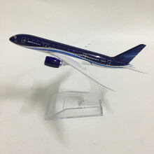(563)JASON TUTU 16cm Azerbaijan Boeing 787 Model Airplane Diecast Metal 1/400 Scale Plane