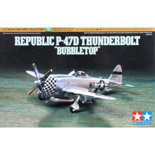 Tamiya 60770 1/72 Aircraft Model Kit USAF Republic P-47D Thunderbolt BubbleTop