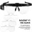 USB Rechargeable Headband Magnifier with LED Light Hands Free 7