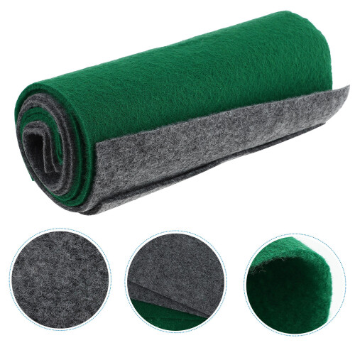 4Pcs Polyester Reptile Terrarium Carpet Dark Green Comfortable Liner 2