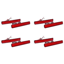 8Pcs Car Rear Bumper Reflector Brake Light LED Taillight for T5 Transporter/ Caravelle / Multivan 2003-2011