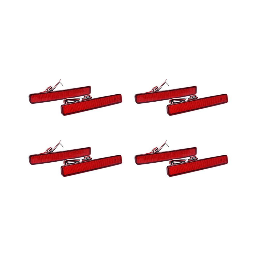 8Pcs Car Rear Bumper Reflector Brake Led Tail For T5 Transporter/ Caravelle / Multivan 2003-2011 Light 6033247077140