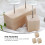 3 Unidades Bases Para Decoração Mesa De Madeira Com Prego 7