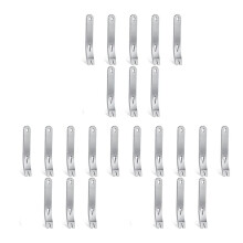 24 Pieces Pry Bar Stainless Steel Flat Bar Multifunction Small Pry Bar EDC Survival Opener Tool Set