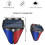 2X Wireless Solar Powered Alarm Human Body Sensing Light Sensing Alarm with Waterproof Function for Outdoor Warning 5