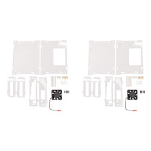 2X for Jetson  B01 A02 2GB Acrylic Case Development Board Universal Protective Shell with Cooling Fan