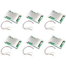 6X 4S 12V 100A LiFePO4 Lithium Battery Protection Board with Power Battery Balance/Enhance BMS PCB Protection Board