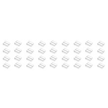 Acrylic Stands Clear Place Card Holders with Card Slot Table Numbers Display Stands Wedding Sign Holders (36 Pieces)