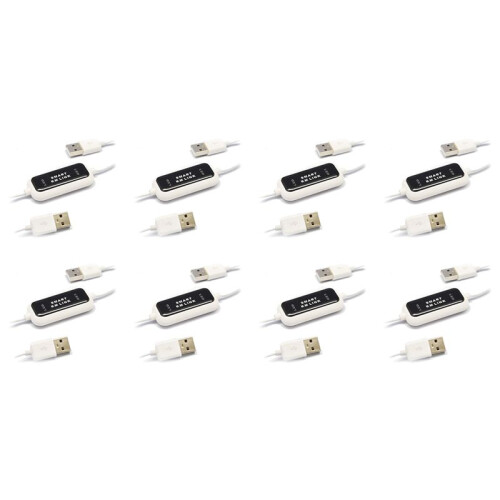 8X USB 2.0   Link PC to PC Keyboard Mouse Share Sync Data Link USB Extension Cable Data File Transfer USB