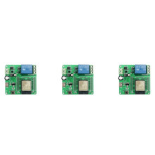 3X Placa de Desarrollo de ESP32-WROOM de Relé de Un Canal, Módulo de Relé único, Fuente de Alimentación de 7-60V CC para Accesorios de