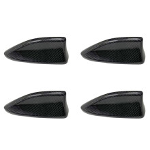4X Cubierta de Ajuste de Antena de Aleta de Tiburón de Techo de Coche de Fibra de Carbono Real para BRZ 86 2014-2019 Estilo de Coche