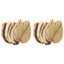 10Pcs 18 Inch Natural Trimmed Spear Tropical Leaves Fans Boho Wedding Decor Hawaiian Decoration