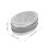 Dual-Sided Box Grater Grey 17x12x7cm PP/430SS 2
