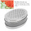 Dual-Sided Box Grater Grey 17x12x7cm PP/430SS 7
