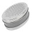 Dual-Sided Box Grater Grey 17x12x7cm PP/430SS 16