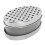 Dual-Sided Box Grater Grey 17x12x7cm PP/430SS 1