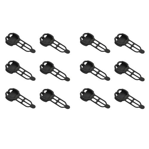 Bike Gel Skin Protective Case for  Cadence Sensor, for Bryton, Magene Computer Sensor Black Cover,12Pc