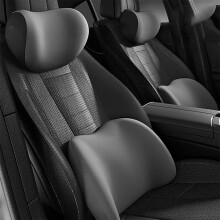 Car Neck Pillow for Toyota Highlander with Breathable Comfort and Removable Lumbar Support Pillow