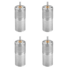 4X 25GA-370 12V Getriebe Box Motor Untersetzung Getriebe Motor für Elektronisches Schloss (300 U / Min)