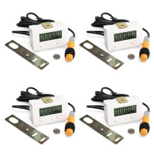 4X 0-99999 LCD Digital Anzeige Elektronischer Zähler Punch Magnetischer Induktions Näherungs Schalter Reziproker Drehen Zähler