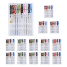 14 Boxes Quick Fix Sewing Kit Easy Pre Threaded Needle Kit Basic Personal Sewing Kit Plastic Threaded Needle Holder