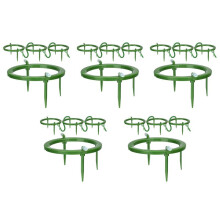 20Set Water Ring 5In W 3 Leg Support Drip Emitter Drip Ring with Built in 1/8 in Barbed Inlet Fitting 3 Removable Stakes