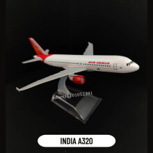 (55.India A320)Scale 1:400 Metal Aircraft Replica 15cm Vietjet A320 Airline Boeing Airbus Airplane Model