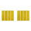 8Pcs/Lot Surfing Front Traction Pad- Surfboard Deck Grip Mat Replacement with Adhesive (Yellow) 2
