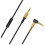 Extendable Coiled Cable Headset Cord for  1 Earphones Convenient Headset Cable Black 1