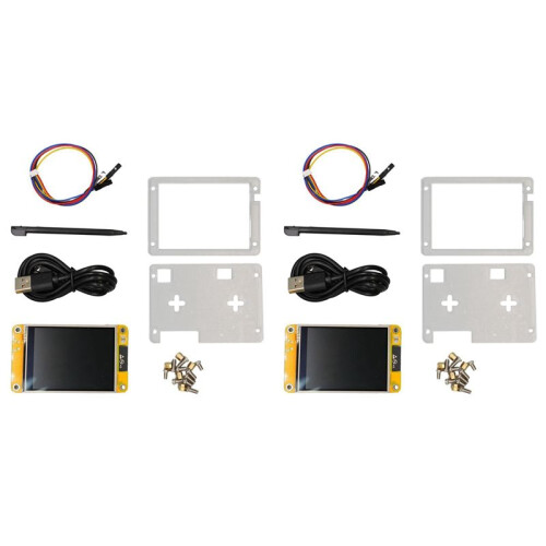 2X NerdMiner V2 Display de 2,8 Polegadas BTC Solo Lottery Nerd Miner 56KH/S Crypto Bitcoin Miner Máquina de Mineração Solo 1