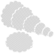 7 Pieces Acrylic Stamp Blocks Set Clear Stamping Blocks Tools with Grid and Grip, Decorative Stamp Blocks for Kids