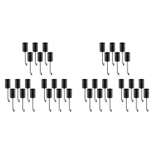 Candle Holders, Advent Wreath, Candle Sticks, Advent Wreath, Candle Holder, Taper Candles with Skewer, 36Pcs Black
