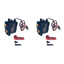 2X 17G 3.5KG Metal Gear Digital Servo and Metal Servo Arm S0017M for WPL C14 C24 MN D90 MN99S RC Car Upgrade Parts,1