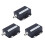 3Pcs Ethernet IP Extender over Coax HD Network Kit EoC Coaxial Cable Transmission Extender for Security CCTV Cameras(B) 1