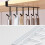 Shelf Cup Holder Cup Hook, Under Cabinet Storage Rack Space Saving Coffee Cup Holder 2