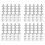 80 Sets Marine Grade Twist Lock Fasteners Turn Button Eyelet and Stud, for Canvas Fastener Turn Buttons 1
