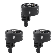 3X Plastic 6 in 1 Adjustable Nozzle for 1/4inch High Pressure Cordless Washer Cleaner Water Gun Parts Hose Nozzle