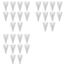 Bird Spikes for Pigeons Small Birds: Durable Anti-Bird Nest Fence Spike for Deterring Birds, Crows, Smooth 30Pcs