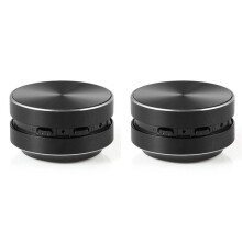 2X Portable Compatible Bone Conduction Speaker Stereo Sound, Speaker(Black)