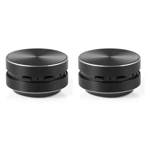 2X Portable Compatible Bone Conduction Speaker Stereo Sound, Speaker(Black)