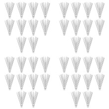 Bird Spikes for Pigeons Small Birds: Durable Anti-Bird Nest Fence Spike for Deterring Birds, Crows, Smooth 40Pcs