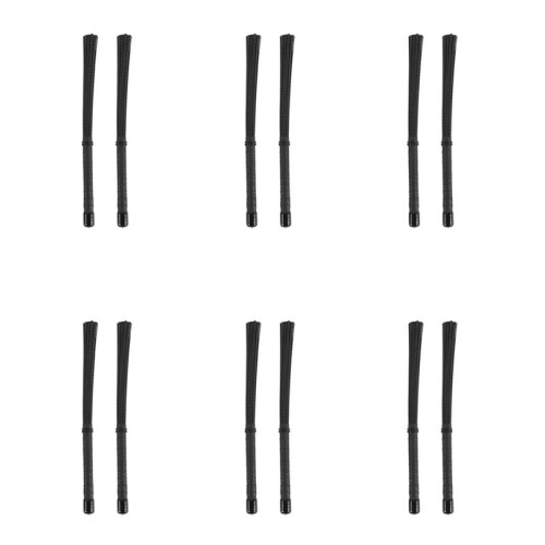 12Pcs Cajon Brush Telescoping Drum Brushes Nylon Sticks Percussion for Jazz Stick Drum