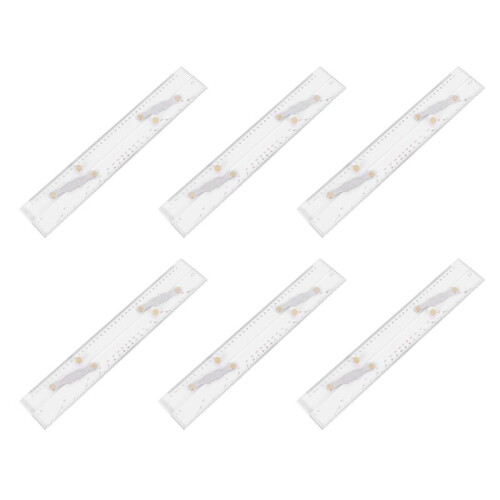 6X Marine Ruler Parallel Ruler Nautical Charts Parallel Ruler Mapping Points to Pull Parallel Ruler 450MM