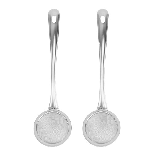 2St Mjölsigrar Mjölsikt Nät I Rostfritt Stål Mjölstrainer (Silver) 1