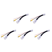 5X 24 Pin Adapter Rear View Camera Connection Cable for &Dacia for for for Clio 4 2012-