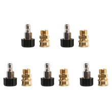5X High Pressure Washer Adapter Set Quick Connect Kit, Metric M22-15mm, TWIS292